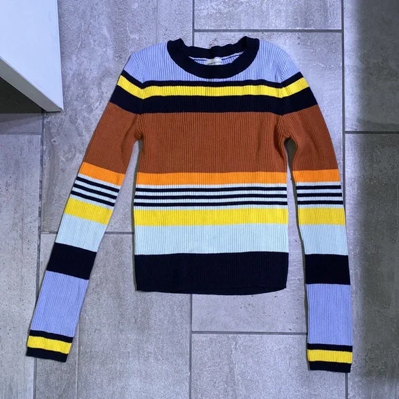 Striped Ribbed Sweater - Picture 3 of 5